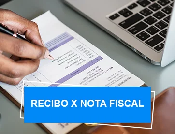 Quais são as principais diferenças entre recibo e nota fiscal?